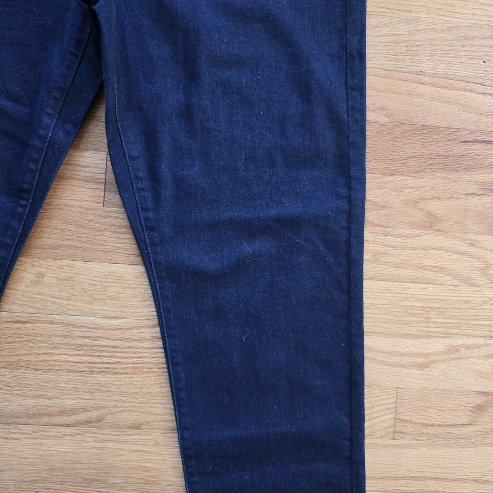 Banana Republic Womens Size 34/18 Tall Dark Wash Denim Skinny NWT City Preppy - Picture 3 of 11